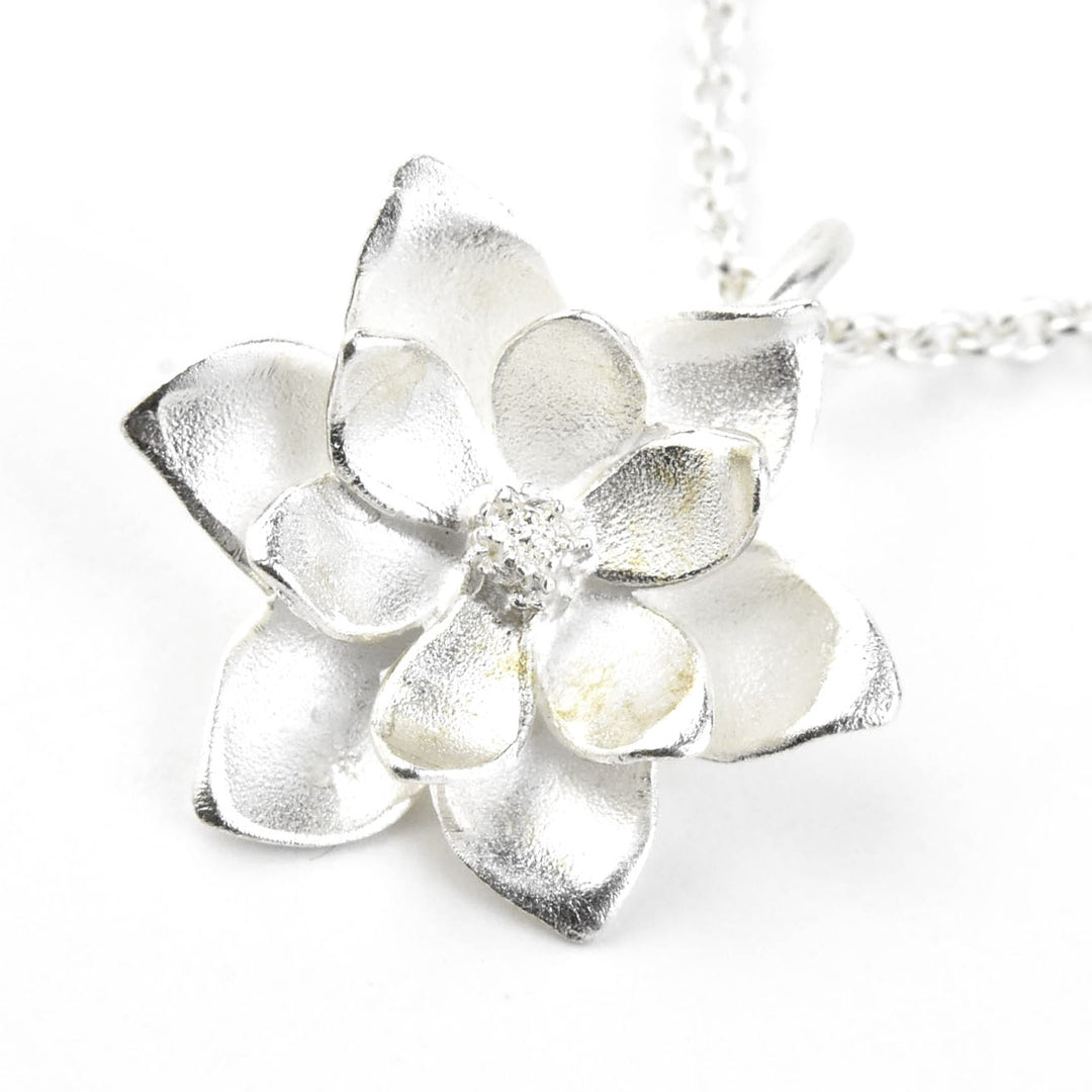 Magnolia Pendant Necklace - Goldmakers Fine Jewelry