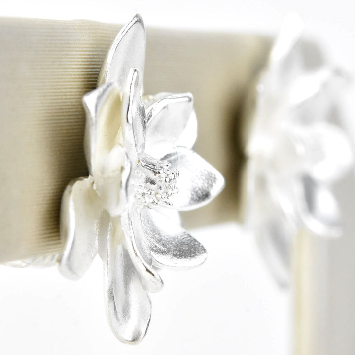 Magnolia Post Earrings - Goldmakers Fine Jewelry