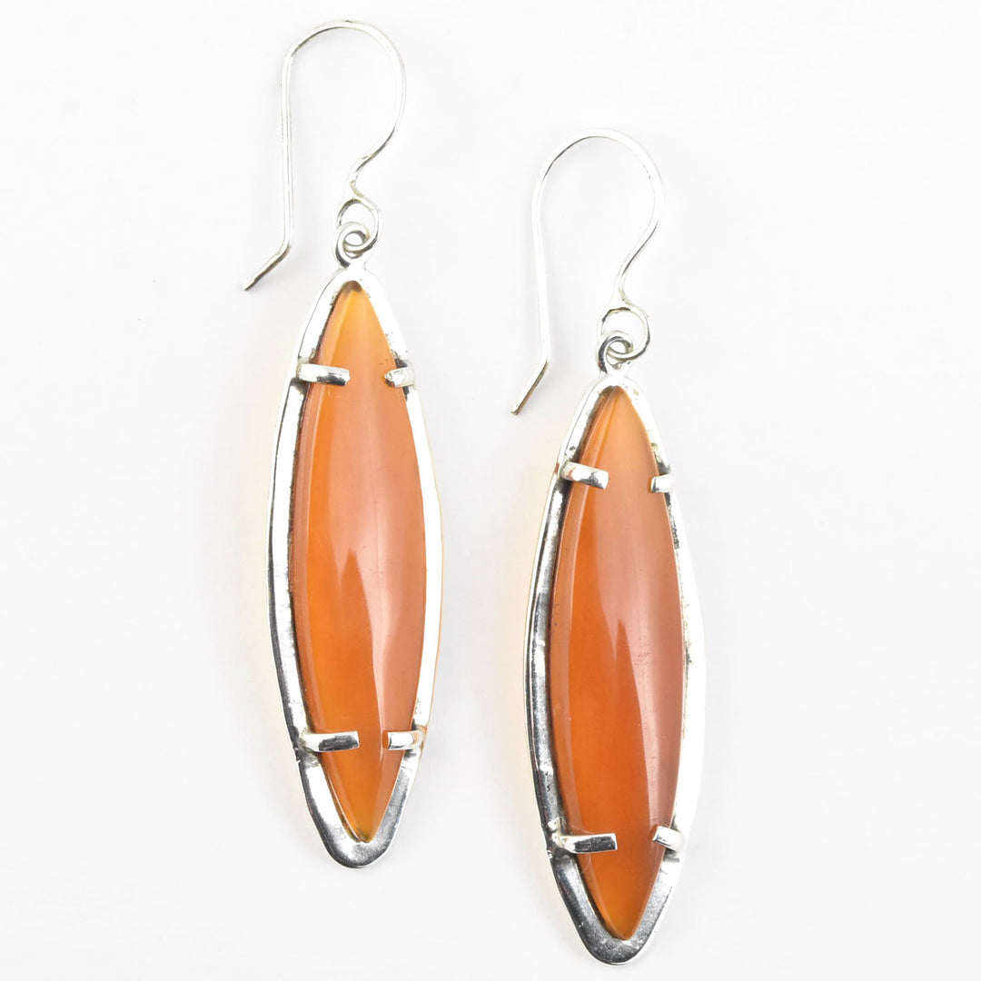 Majestic Earrings in Carnelian - Goldmakers Fine Jewelry