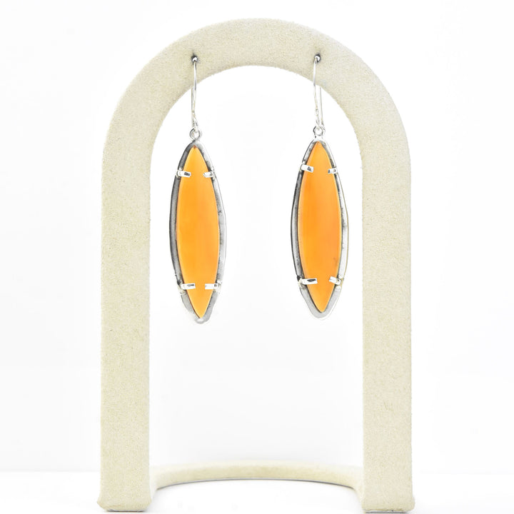 Majestic Earrings in Carnelian - Goldmakers Fine Jewelry