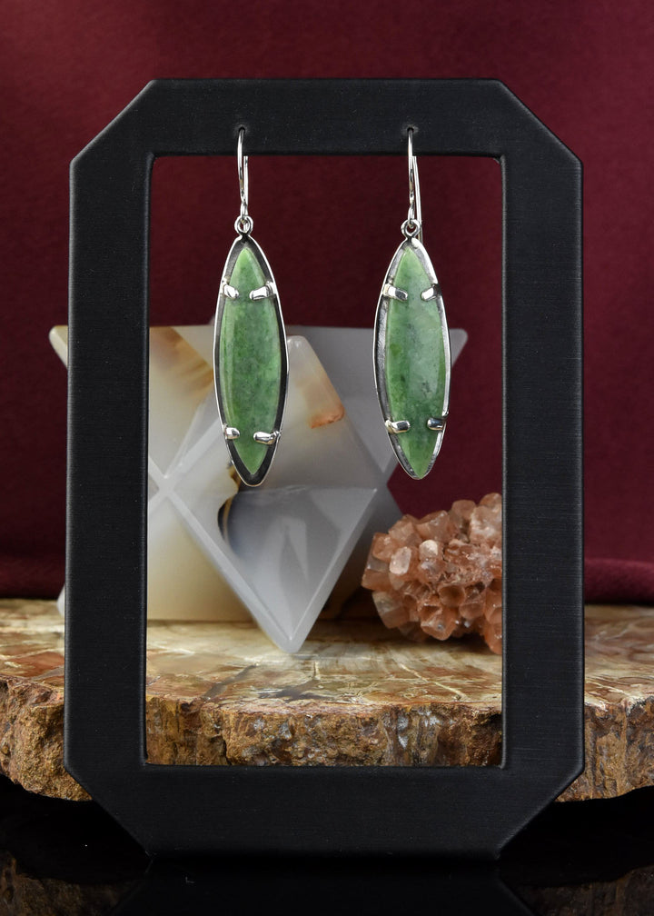 Majestic Earrings in Jade