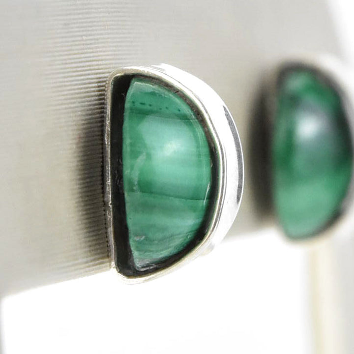 Gemstone Stud Earrings in Sterling Silver