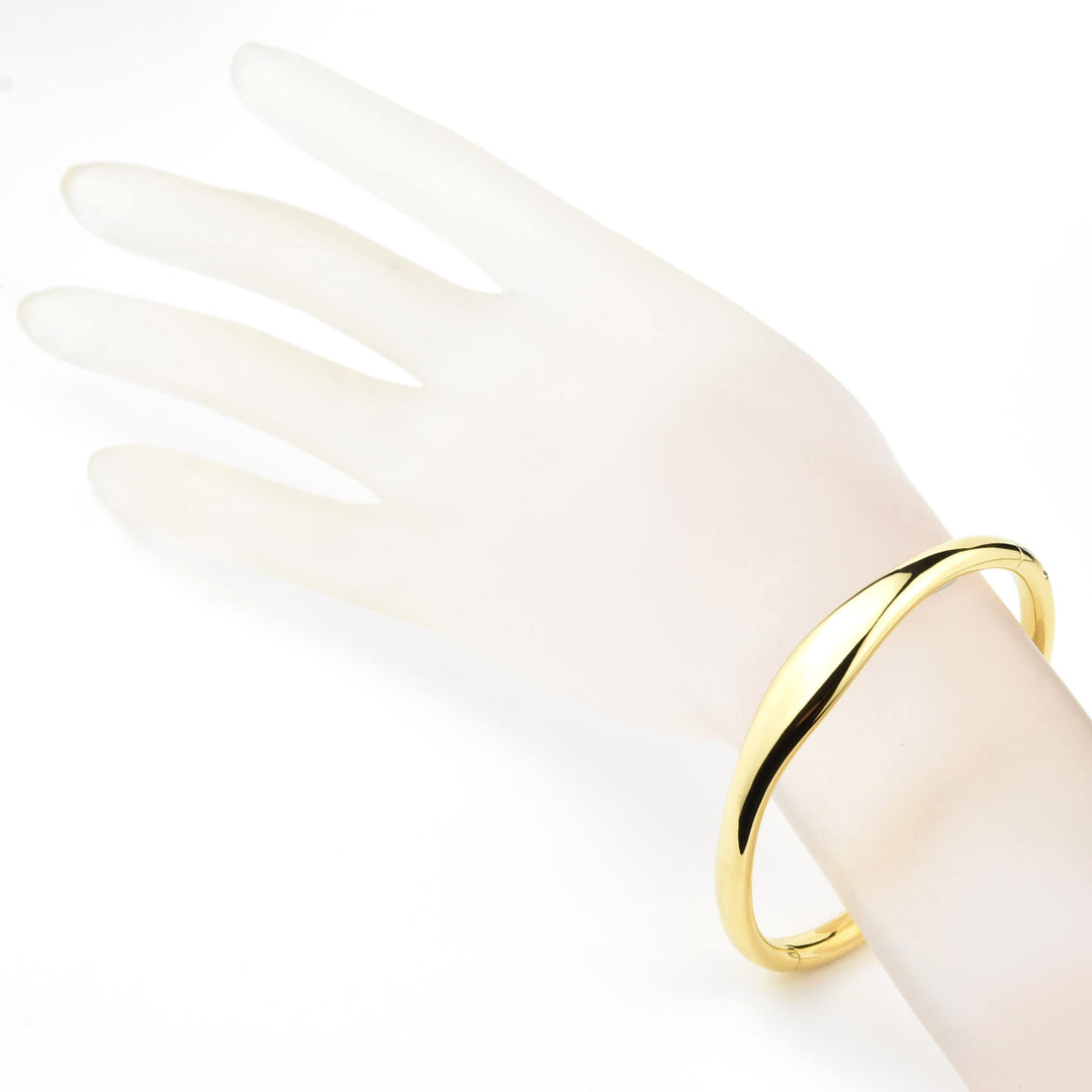 Mallorca Hinged Bangle - Goldmakers Fine Jewelry