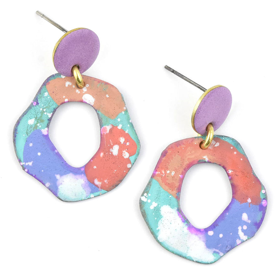 Mancha XS Earrings in Rose Aquarelle - Goldmakers Fine Jewelry