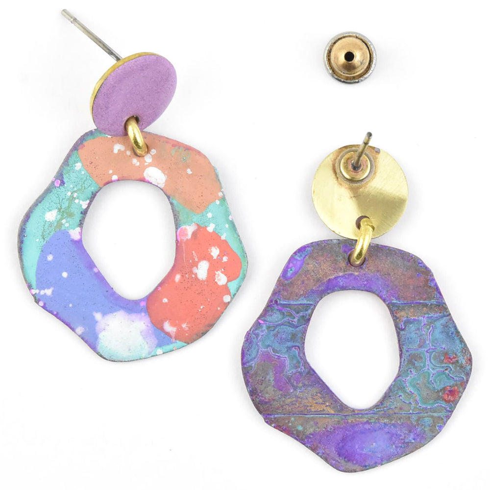 Mancha XS Earrings in Rose Aquarelle - Goldmakers Fine Jewelry