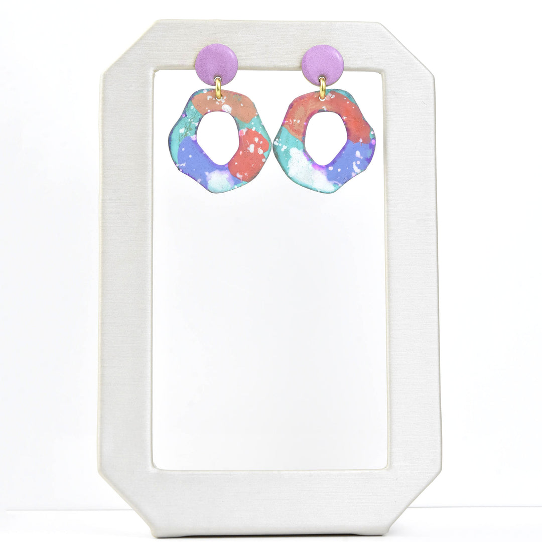 Mancha XS Earrings in Rose Aquarelle - Goldmakers Fine Jewelry