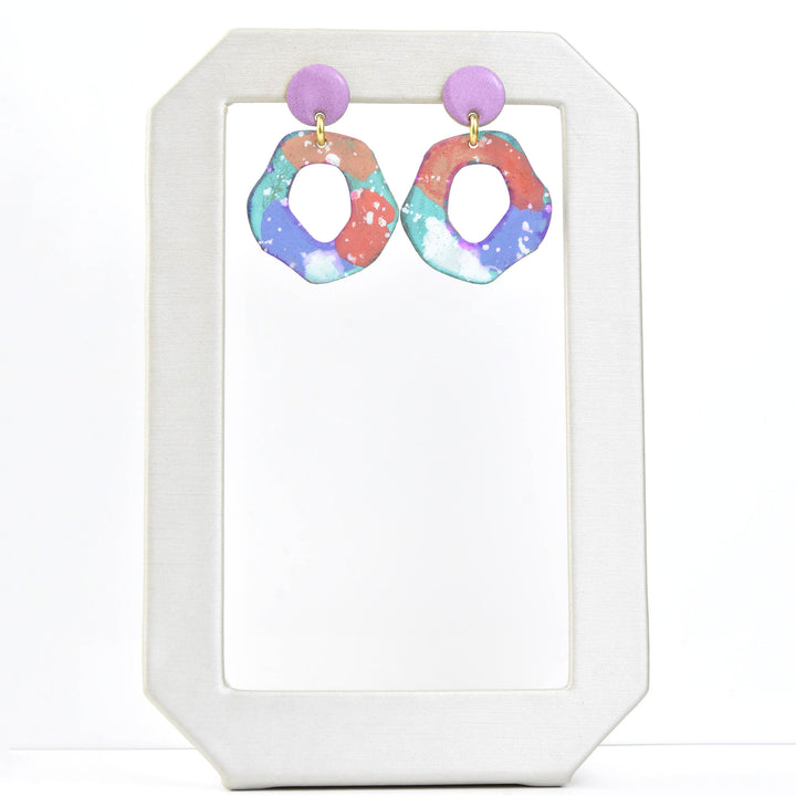 Mancha XS Earrings in Rose Aquarelle - Goldmakers Fine Jewelry