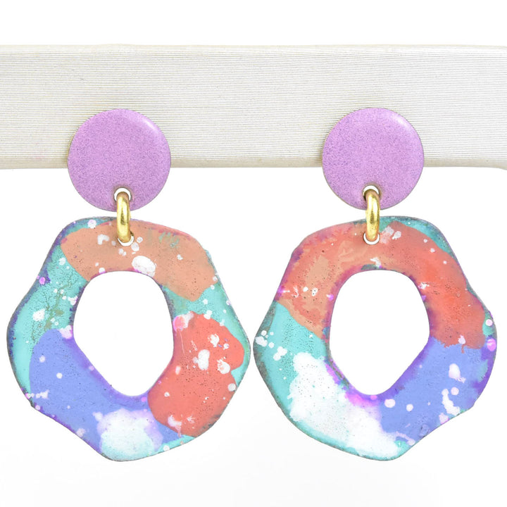 Mancha XS Earrings in Rose Aquarelle - Goldmakers Fine Jewelry