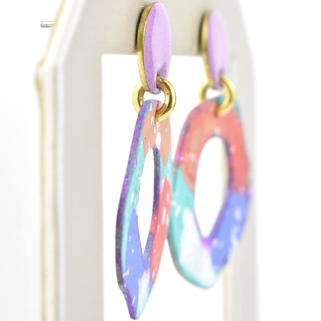 Mancha XS Earrings in Rose Aquarelle - Goldmakers Fine Jewelry