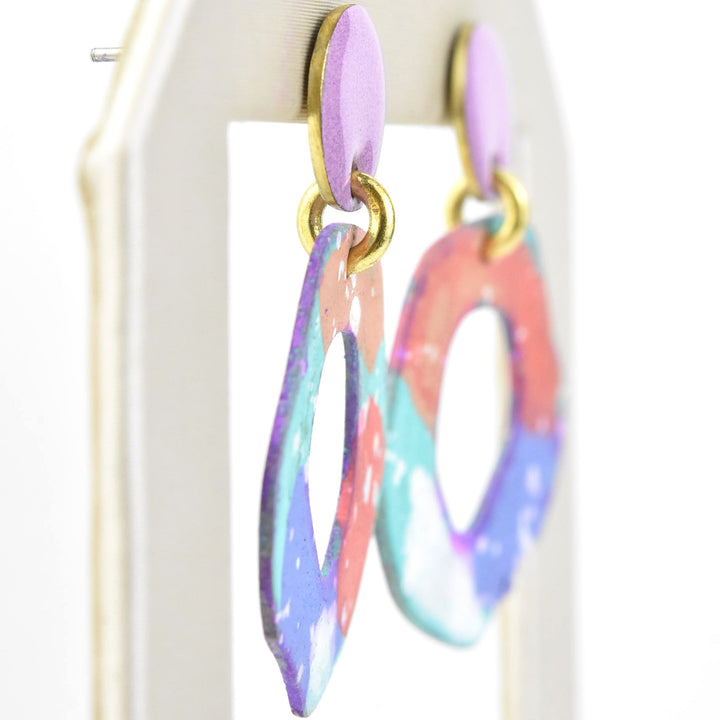 Mancha XS Earrings in Rose Aquarelle - Goldmakers Fine Jewelry