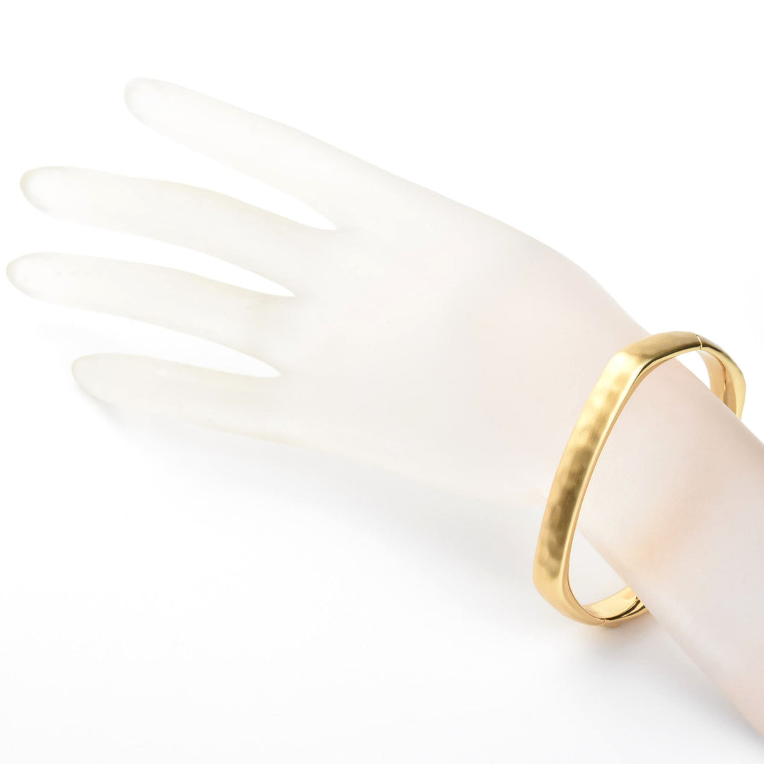 Mara Hinged Bangle - Goldmakers Fine Jewelry