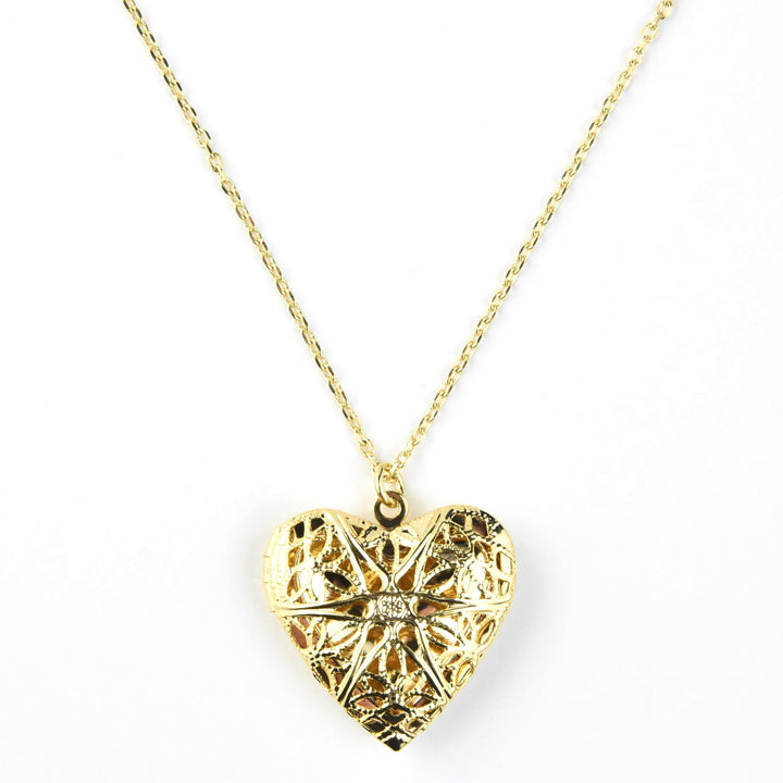 Margie Floral Heart Locket