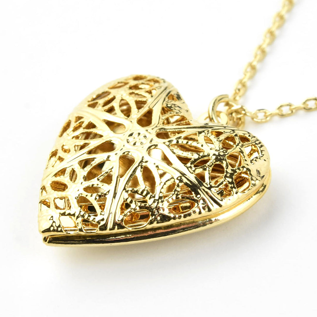 Margie Floral Heart Locket