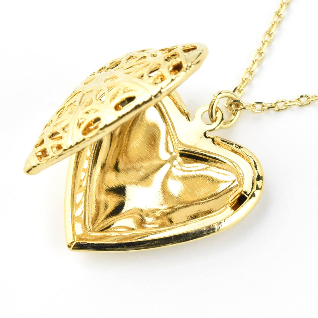 Margie Floral Heart Locket