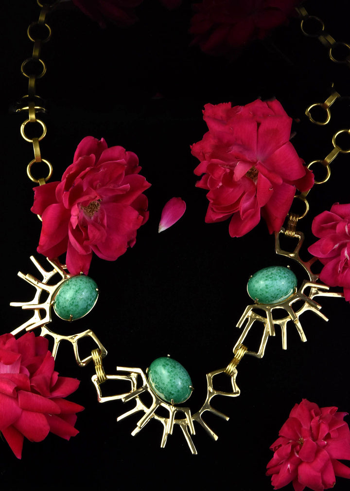 Mariposa Necklace in Pine - Goldmakers Fine Jewelry