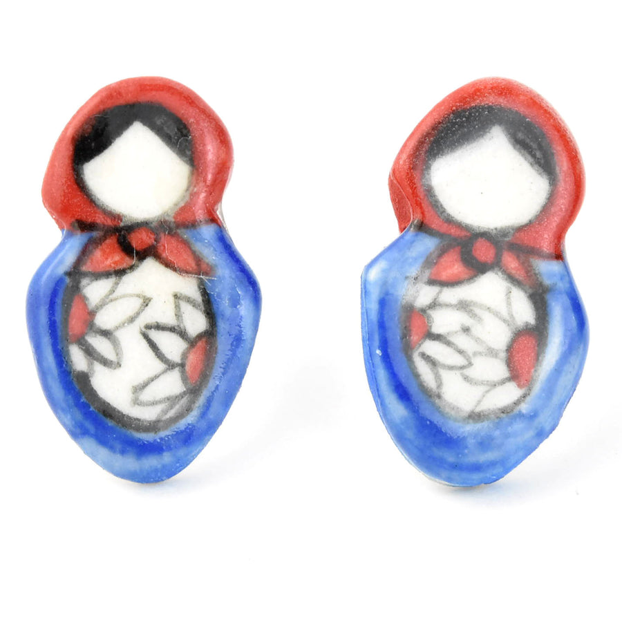 Matryoshka Studs - Goldmakers Fine Jewelry