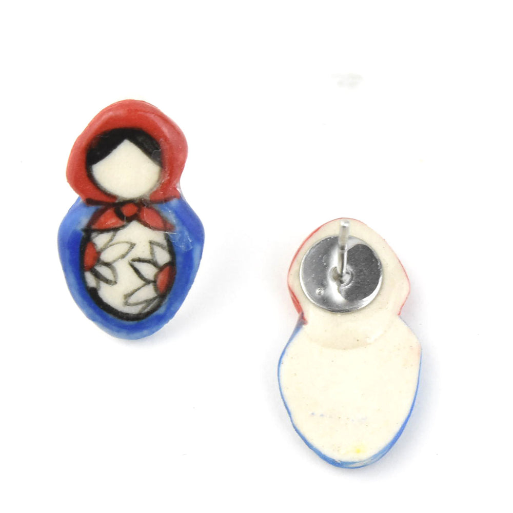 Matryoshka Studs - Goldmakers Fine Jewelry