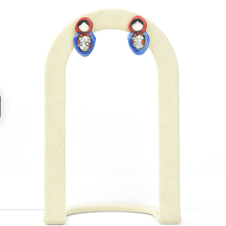 Matryoshka Studs - Goldmakers Fine Jewelry