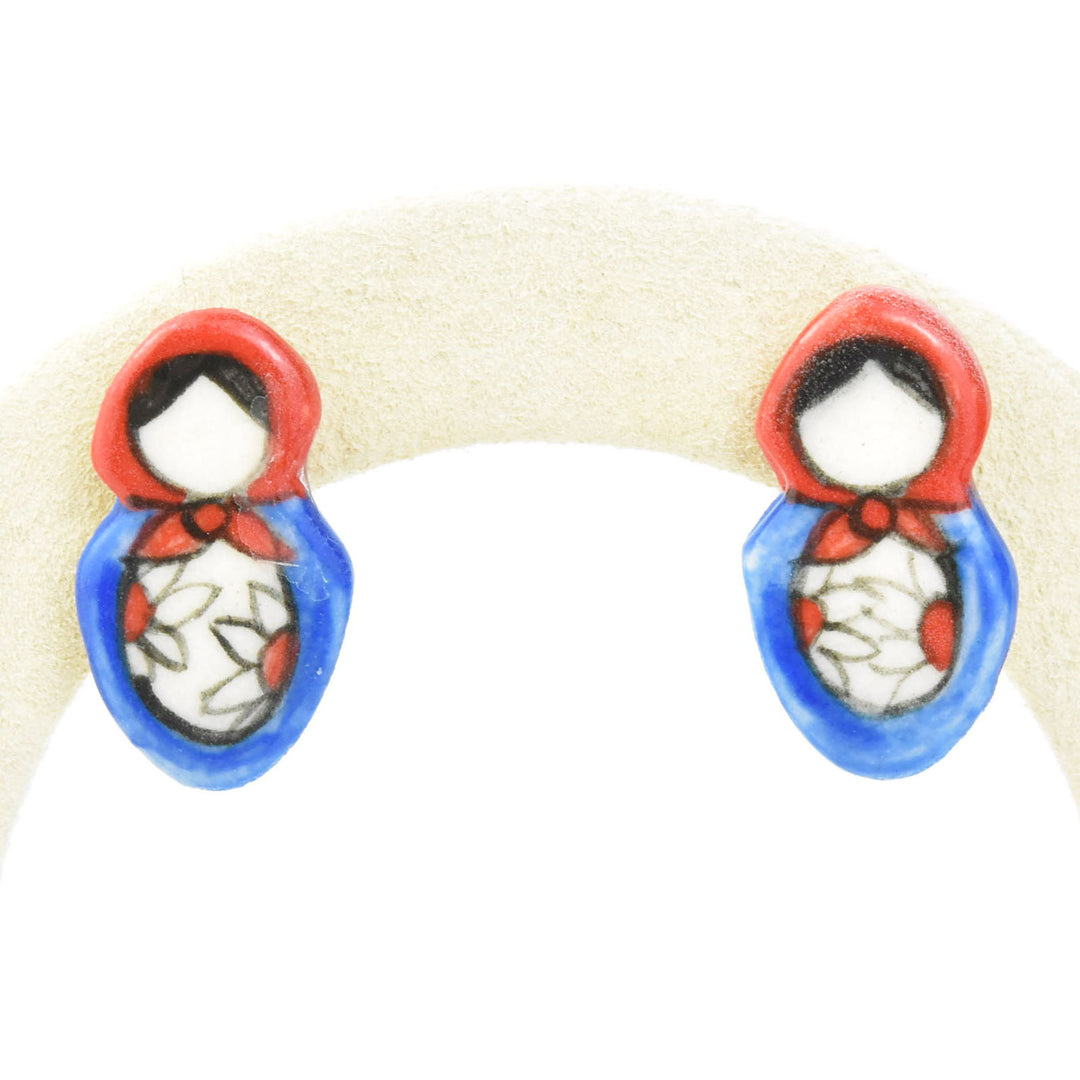 Matryoshka Studs - Goldmakers Fine Jewelry