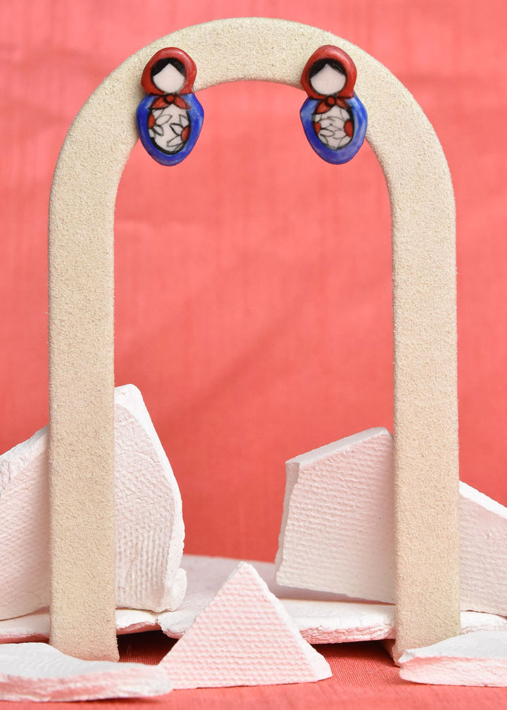 Matryoshka Studs - Goldmakers Fine Jewelry