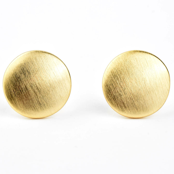 Matte Button Earring