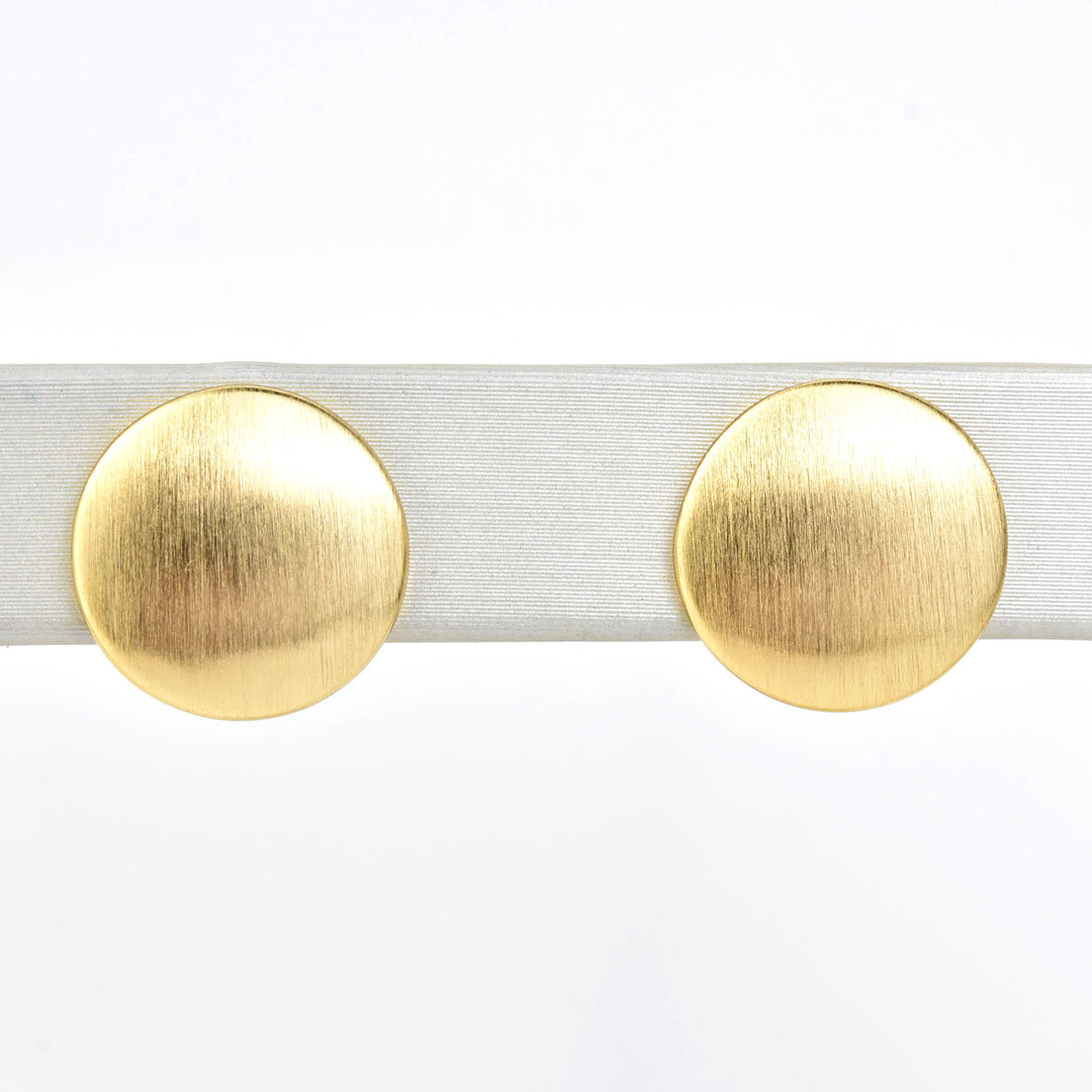 Matte Button Earring