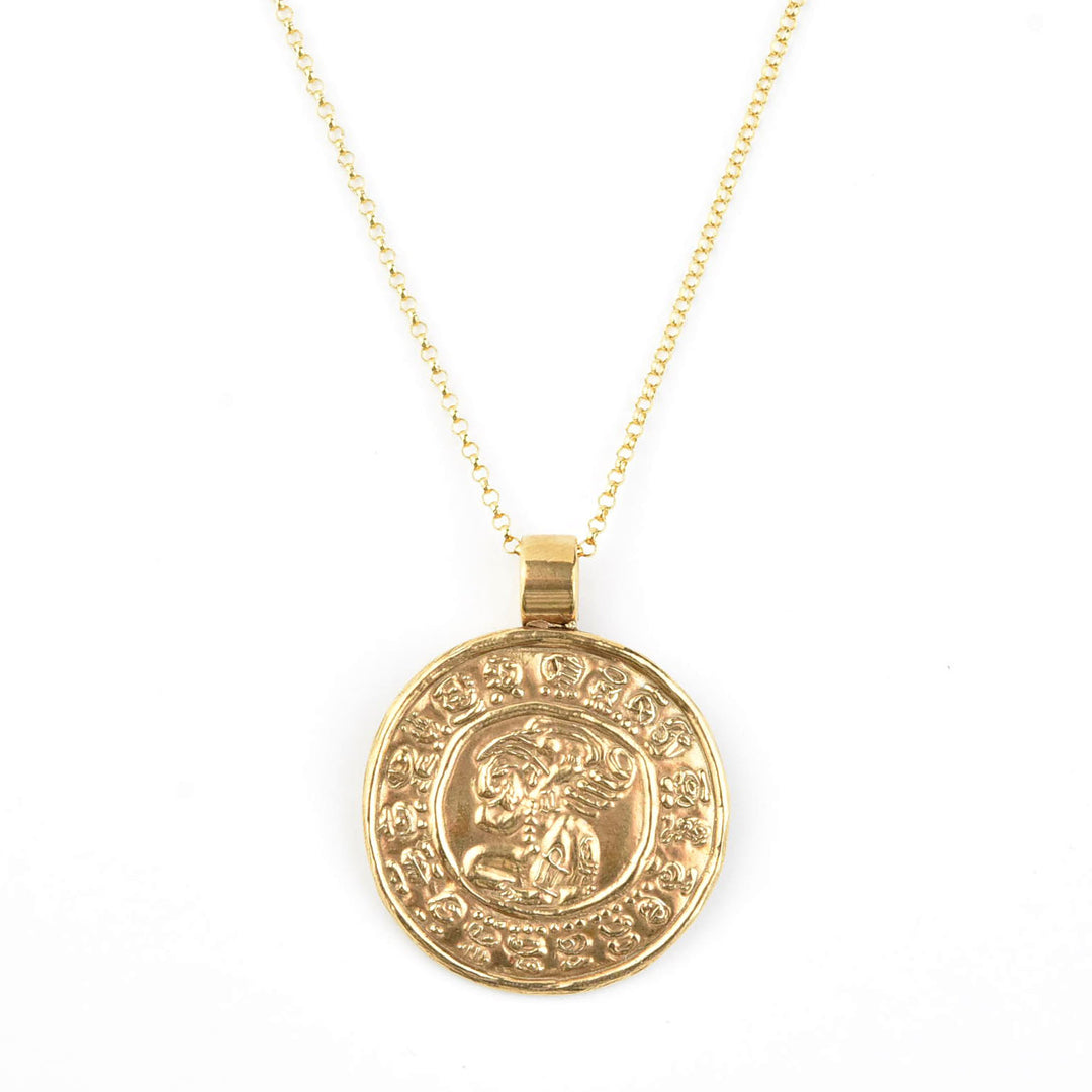 Mayan Calendar Necklace