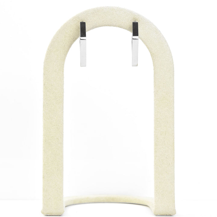 Medium Diamond Shaped Chunky Hoops - Goldmakers Fine Jewelry