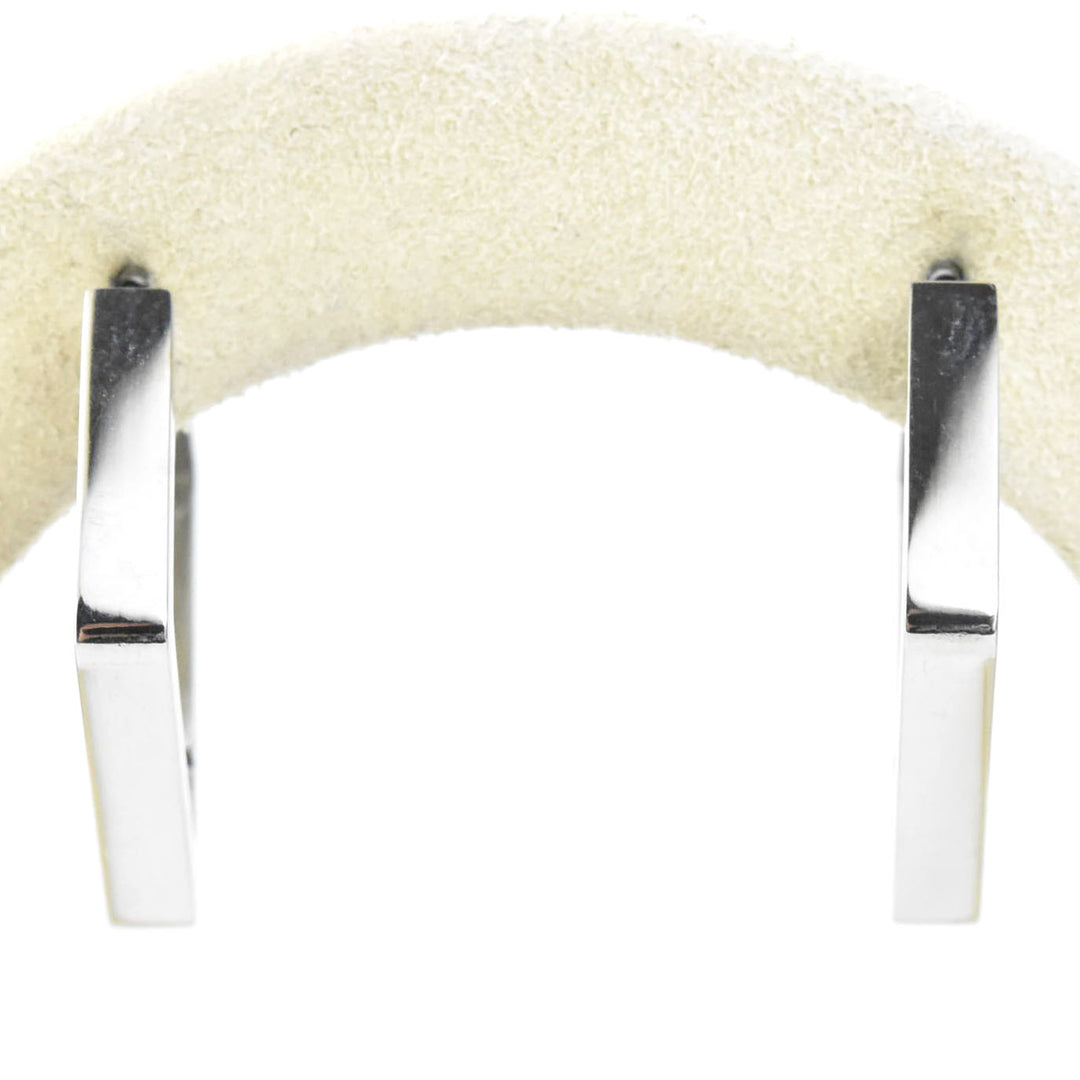 Medium Diamond Shaped Chunky Hoops - Goldmakers Fine Jewelry