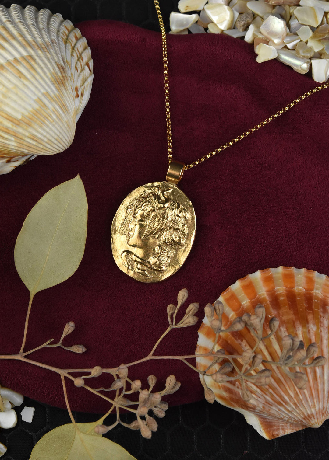 Medusa Cameo Necklace