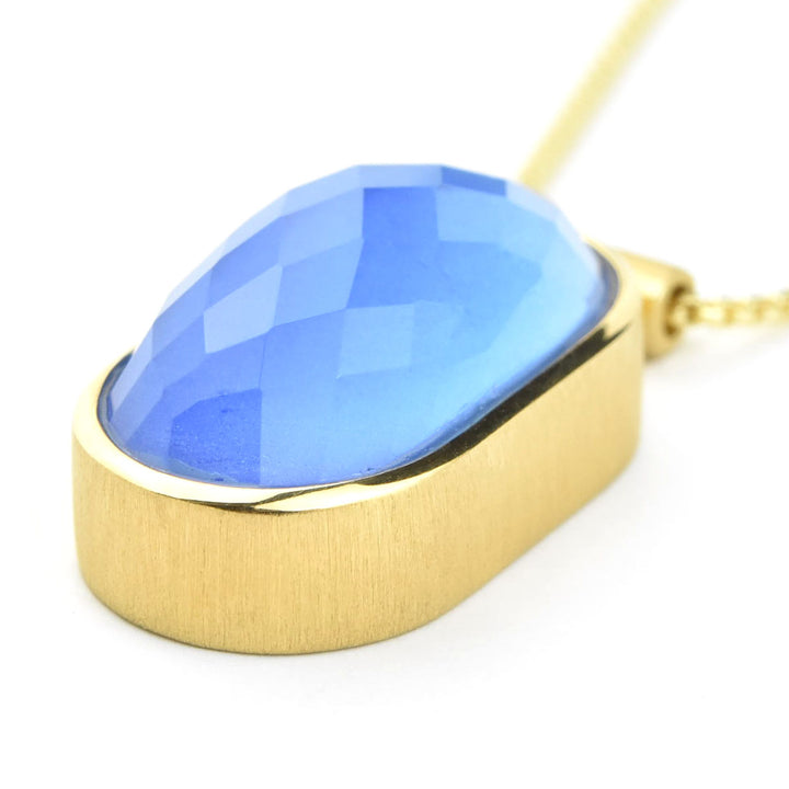 Mercer Long Gemstone Pendant