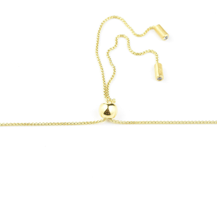 Mercer Long Gemstone Pendant