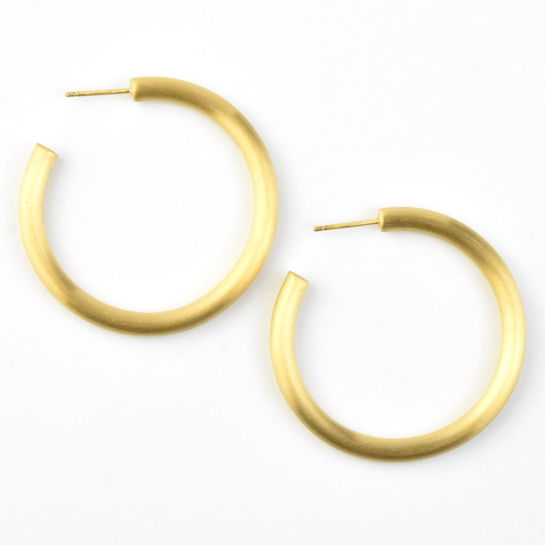 Midi Dune Hoops - Goldmakers Fine Jewelry