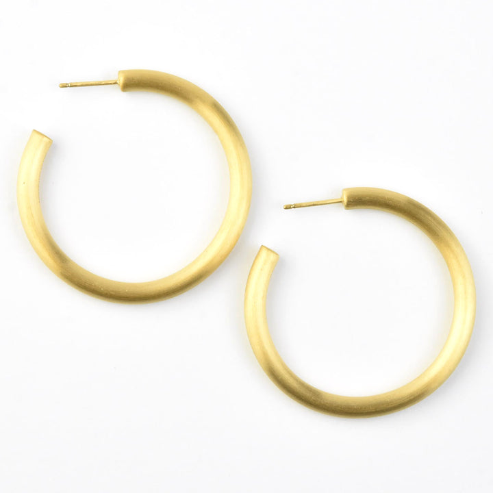 Midi Dune Hoops - Goldmakers Fine Jewelry