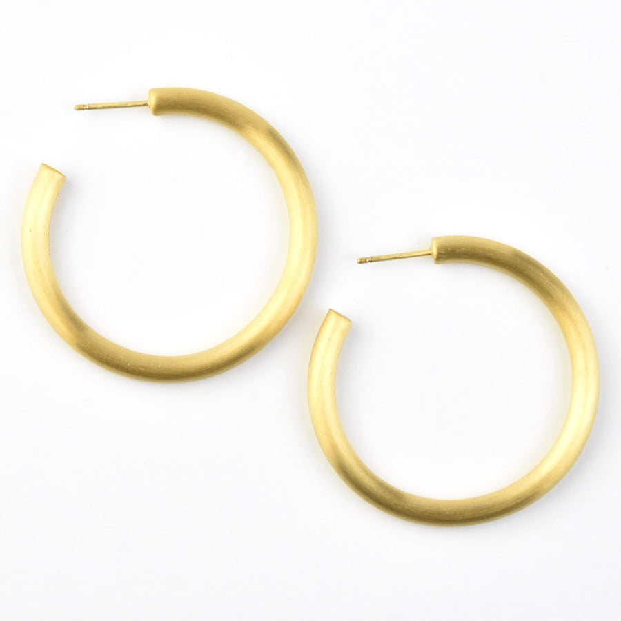Midi Dune Hoops - Goldmakers Fine Jewelry