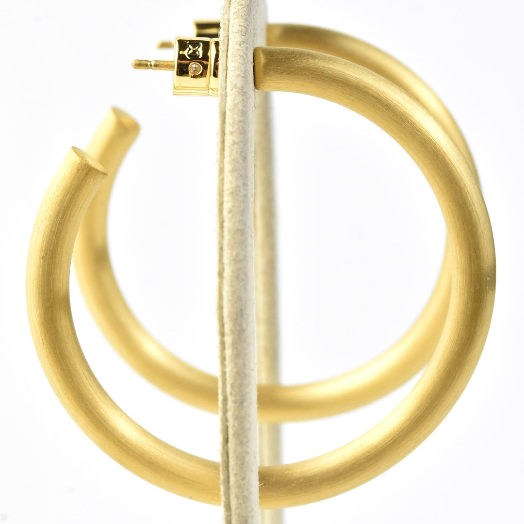 Midi Dune Hoops - Goldmakers Fine Jewelry