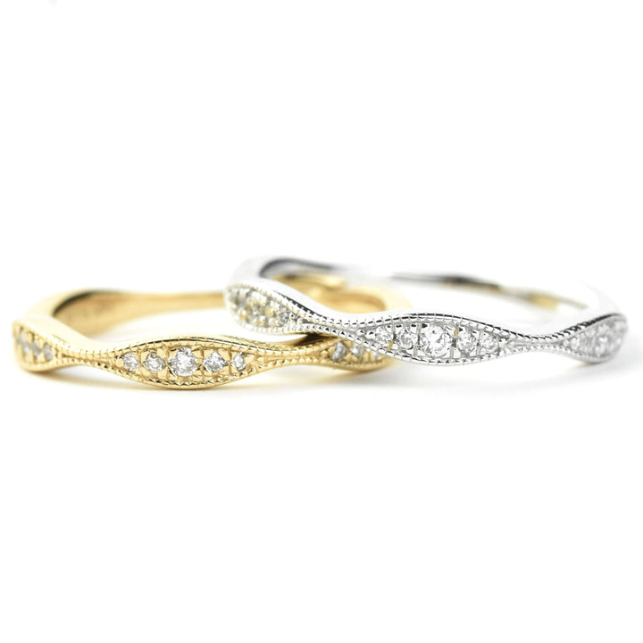 Vintage Inspired Milgrain Wedding Band - Goldmakers Fine Jewelry