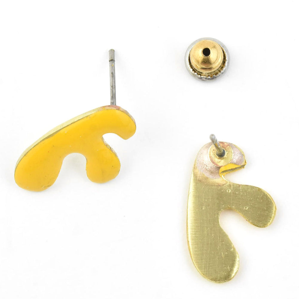 Mimosa Studs in Yolk - Goldmakers Fine Jewelry
