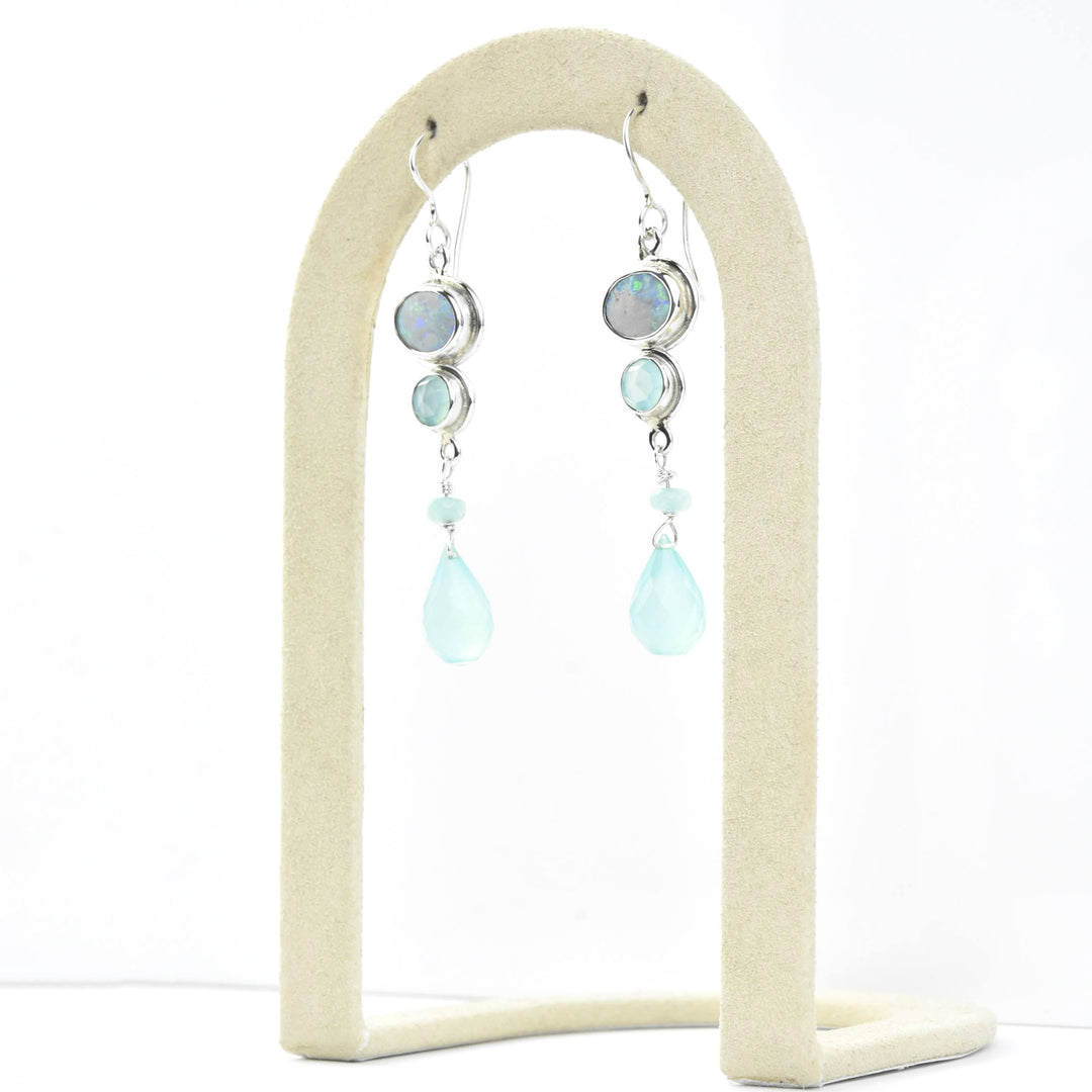 Mintabie Opal Earrings