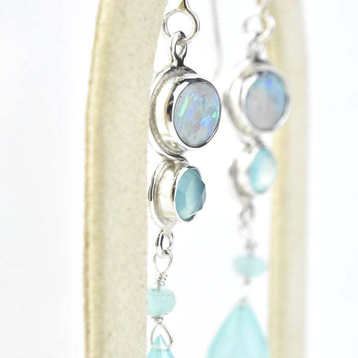 Mintabie Opal Earrings