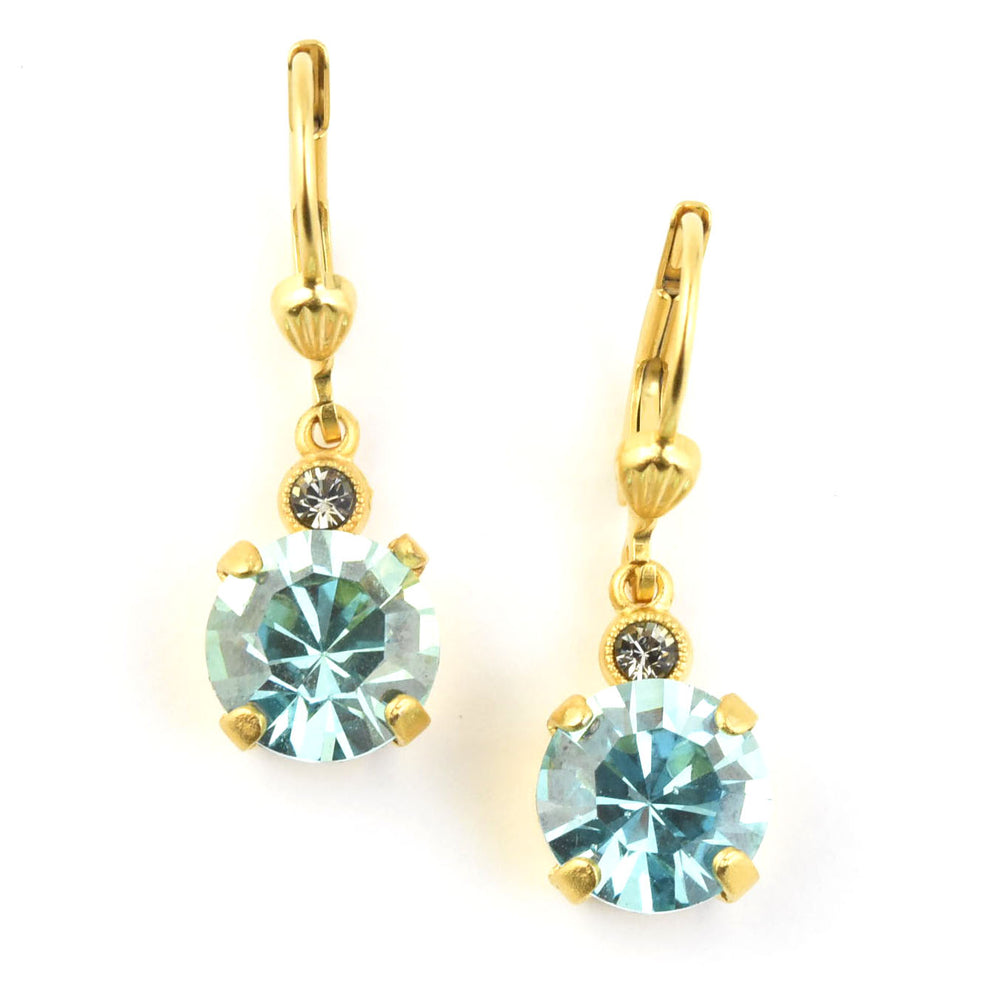 Classic Crystal Mini Drops in Gold Plate - Goldmakers Fine Jewelry