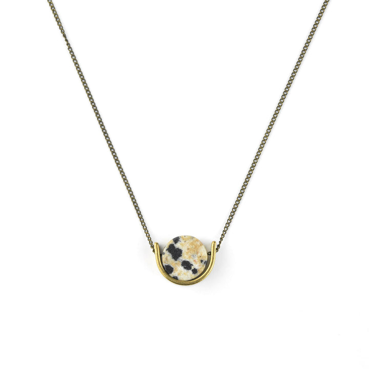 Mini Dalmatian Pendant Necklace - Goldmakers Fine Jewelry