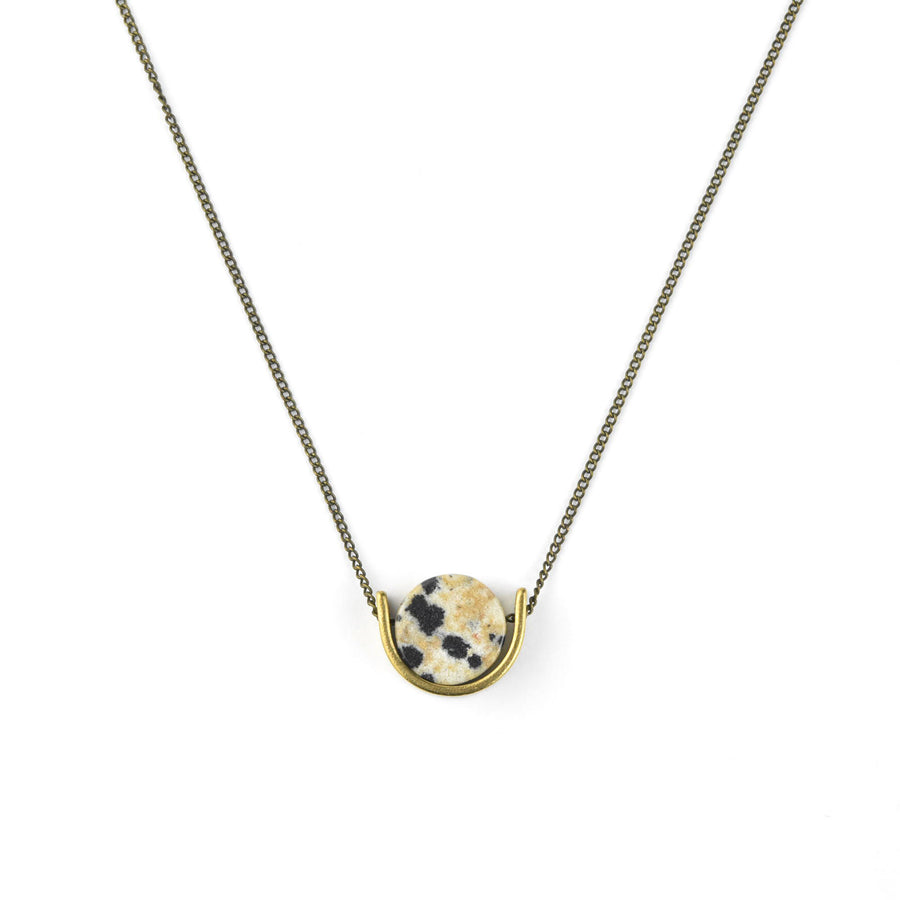 Mini Dalmatian Pendant Necklace - Goldmakers Fine Jewelry