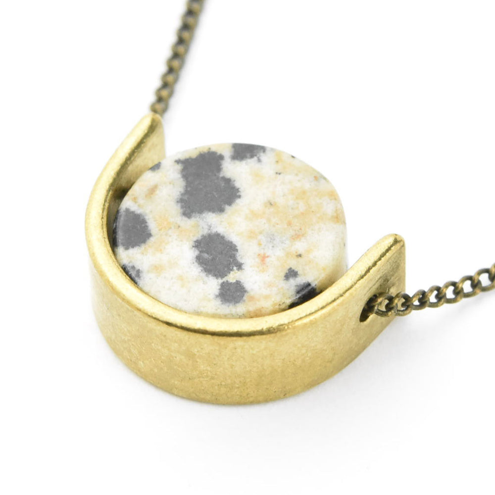 Mini Dalmatian Pendant Necklace - Goldmakers Fine Jewelry