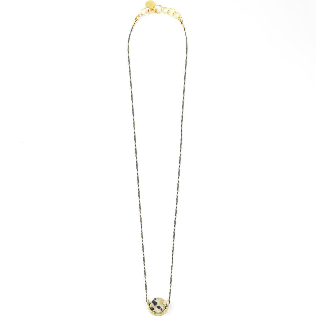 Mini Dalmatian Pendant Necklace - Goldmakers Fine Jewelry