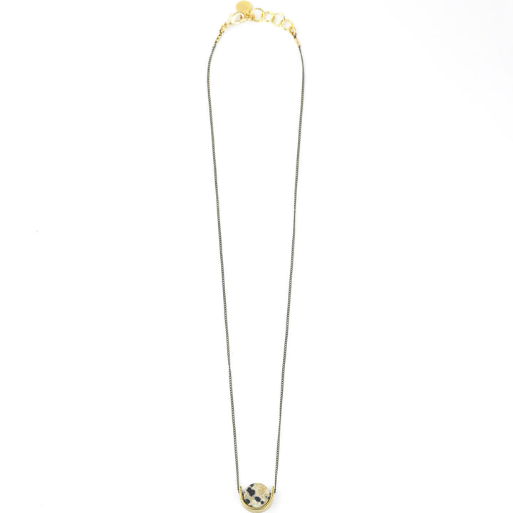 Mini Dalmatian Pendant Necklace - Goldmakers Fine Jewelry