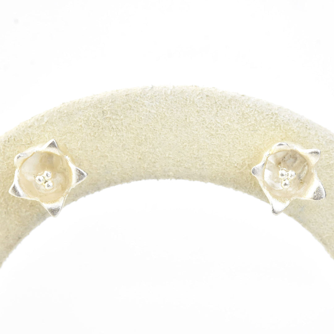Mini Lily-of-the-Valley Post Earrings - Goldmakers Fine Jewelry