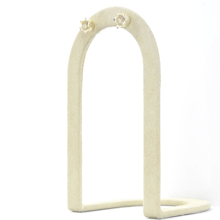 Mini Lily-of-the-Valley Post Earrings - Goldmakers Fine Jewelry