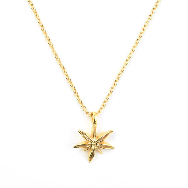 Mini Star Anise Necklace - Goldmakers Fine Jewelry