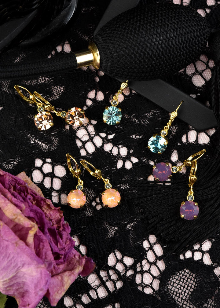 Classic Crystal Mini Drops in Gold Plate - Goldmakers Fine Jewelry